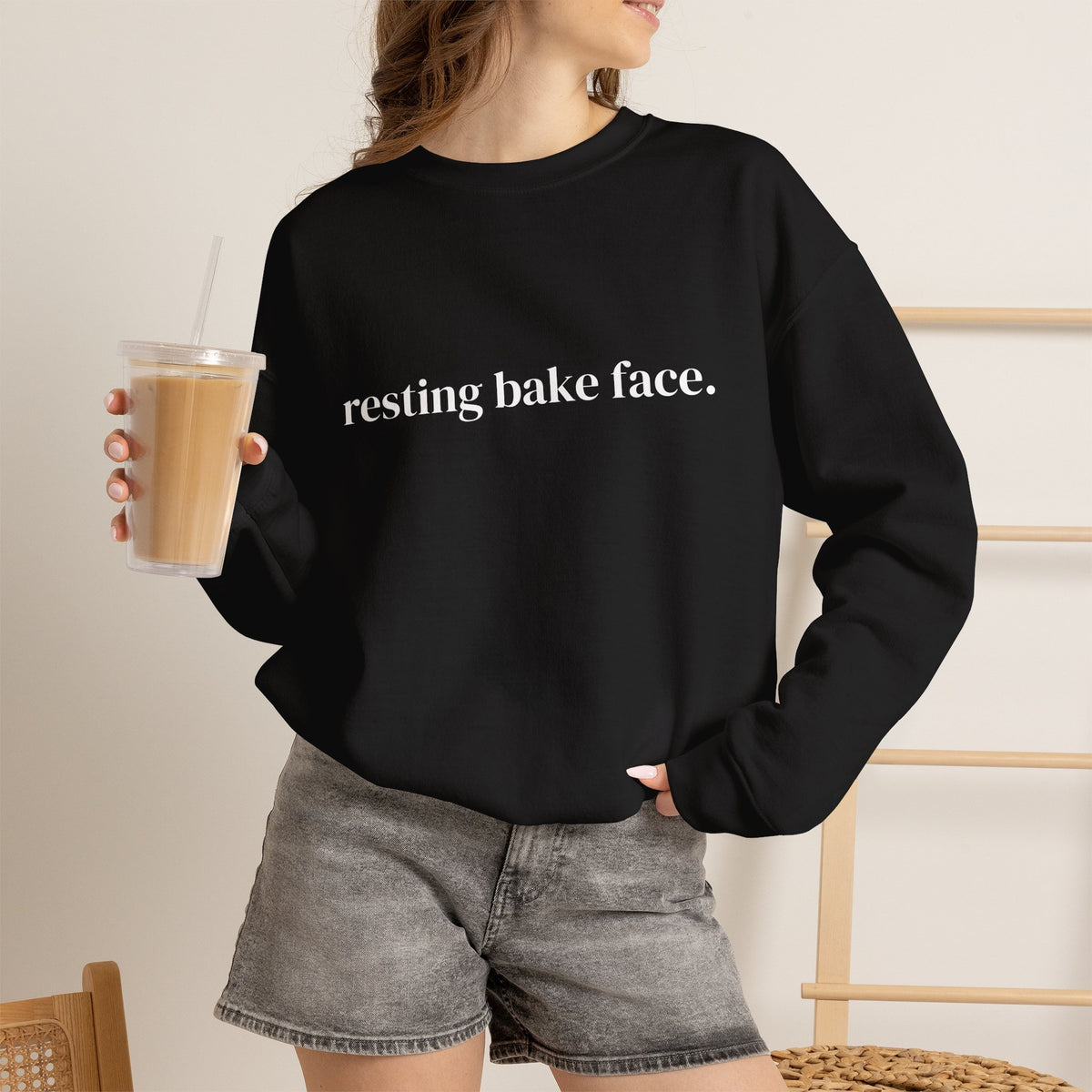 Resting Bake Face Crewneck