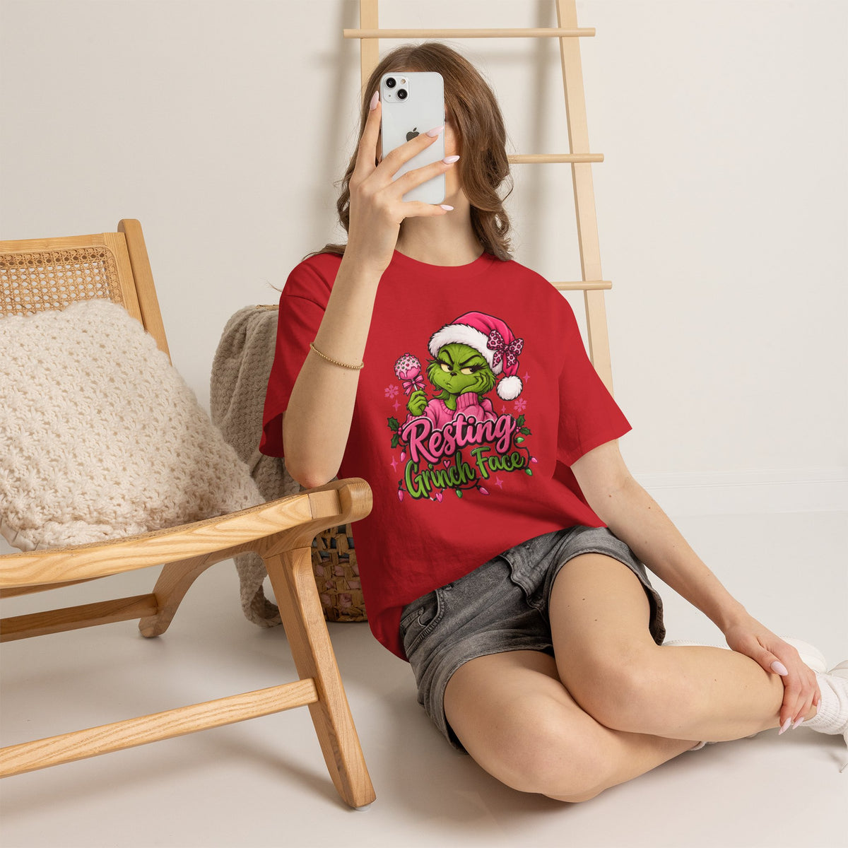 Resting Grinch Face Tee