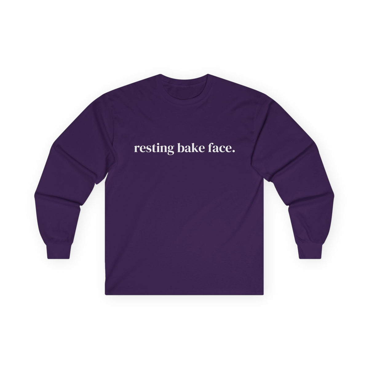 Resting Bake Face Long Sleeve Tee