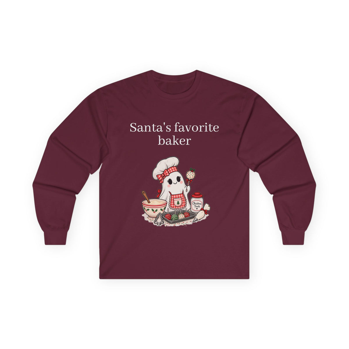 Santa's Favorite Baker Long Sleeve Tee