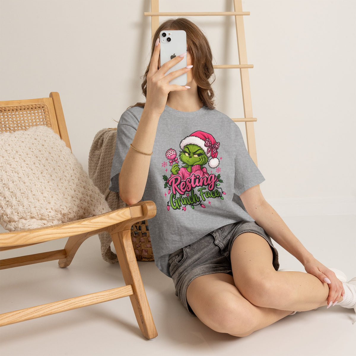 Resting Grinch Face Tee