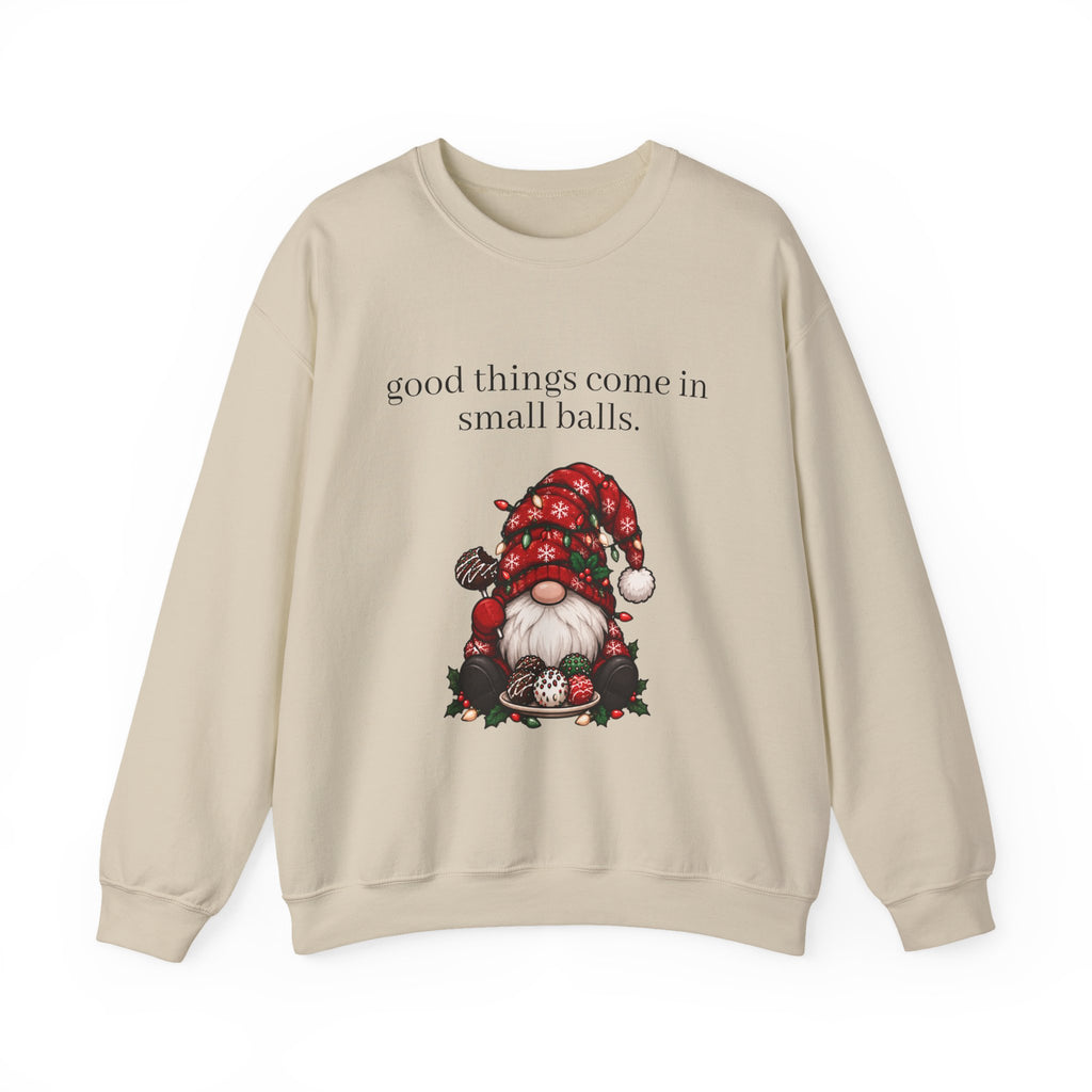 Good Things Come in Small Balls Crewneck