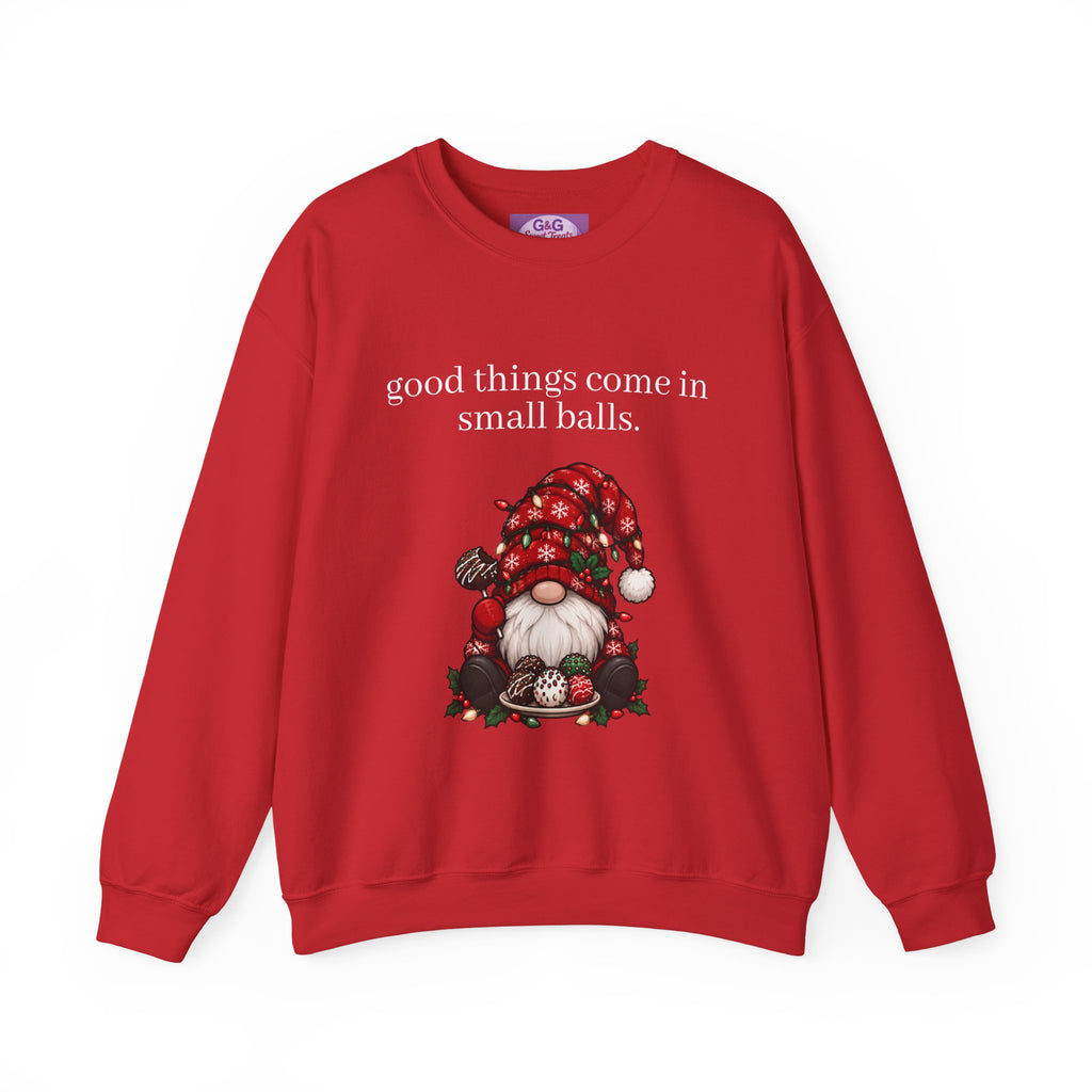 Good Things Come in Small Balls Crewneck