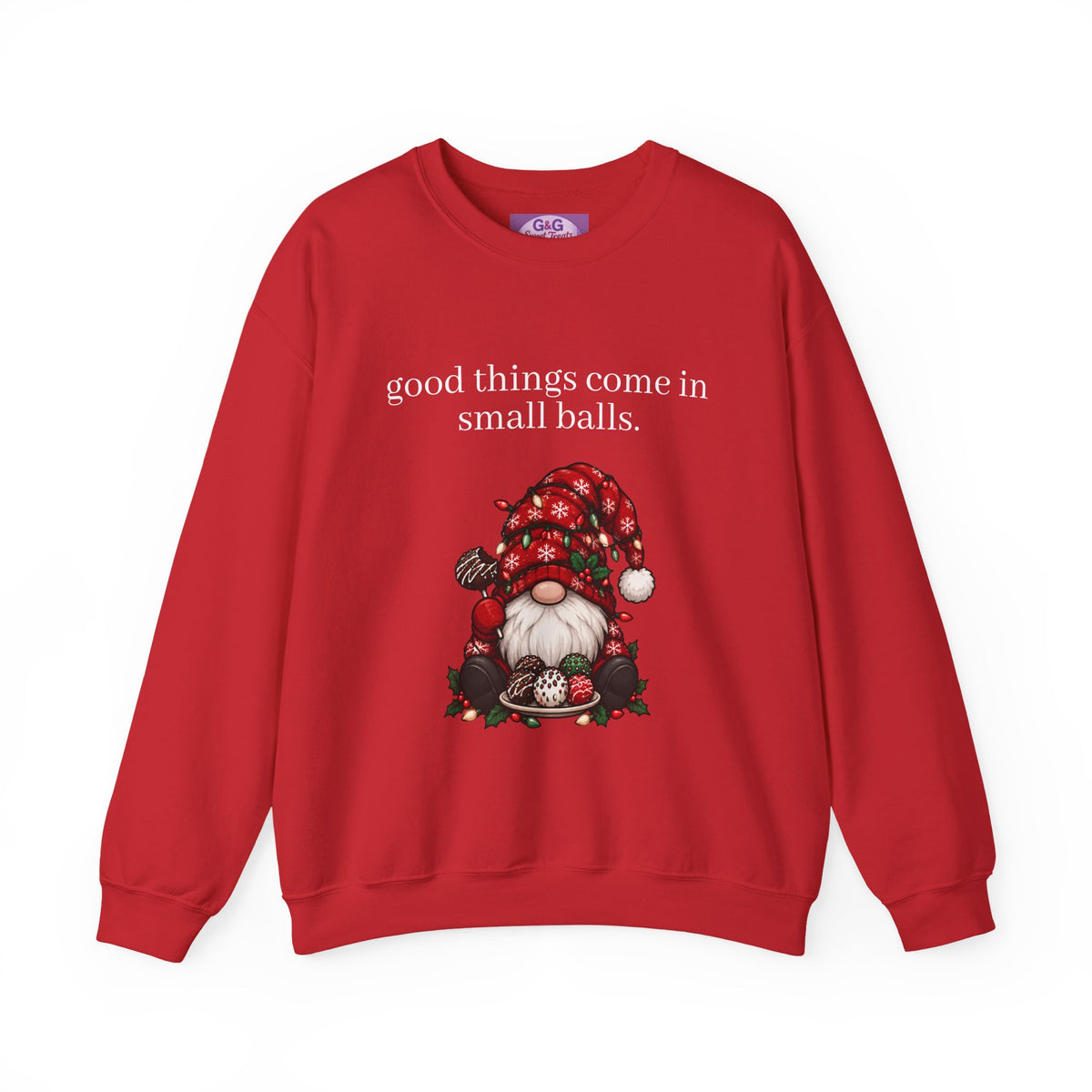 Good Things Come in Small Balls Crewneck
