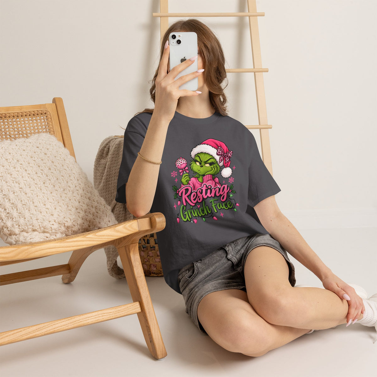 Resting Grinch Face Tee