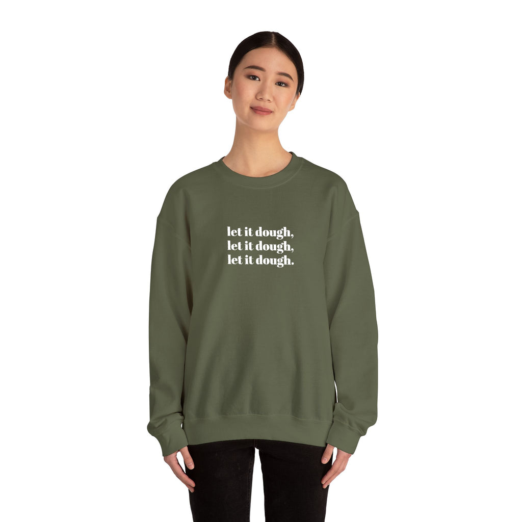 Let It Dough Embroidered Crewneck