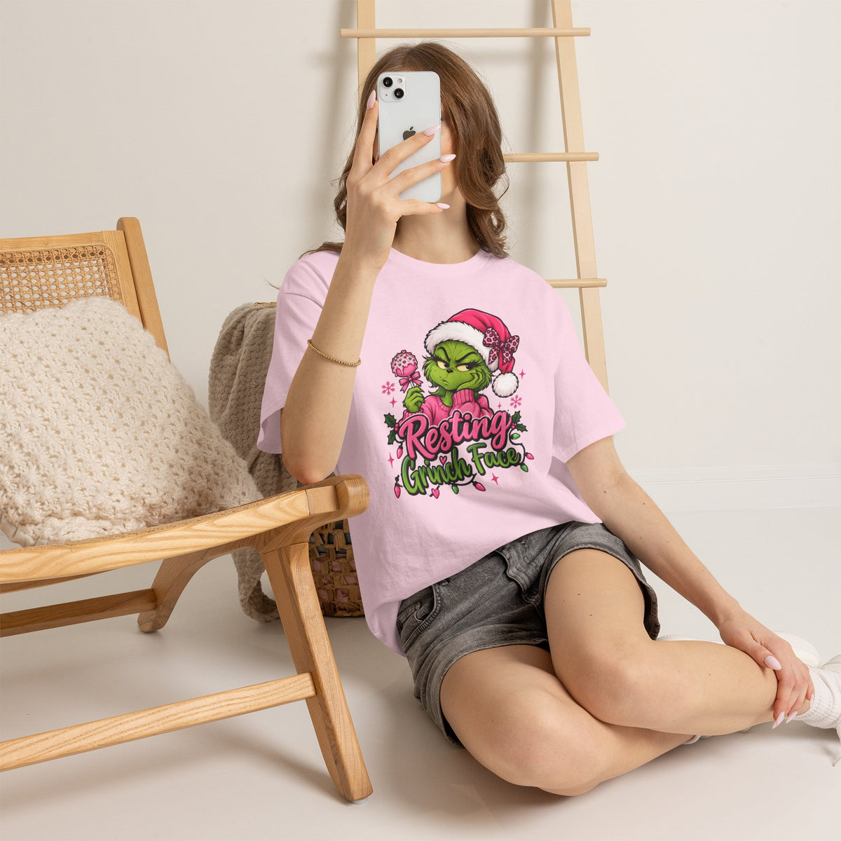 Resting Grinch Face Tee