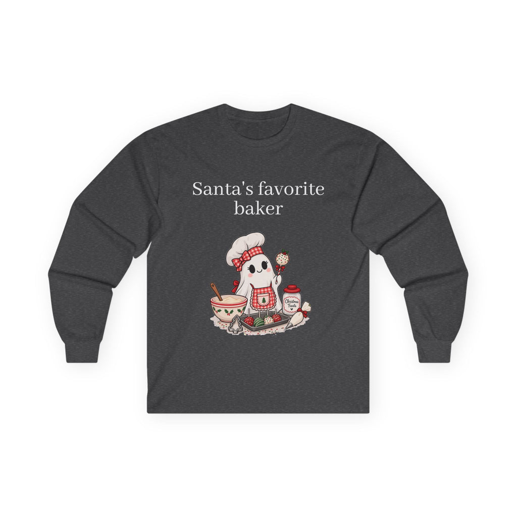 Santa's Favorite Baker Long Sleeve Tee