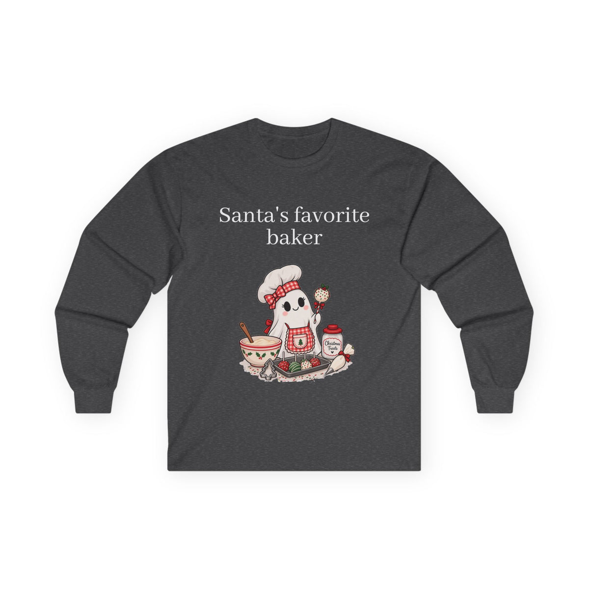 Santa's Favorite Baker Long Sleeve Tee
