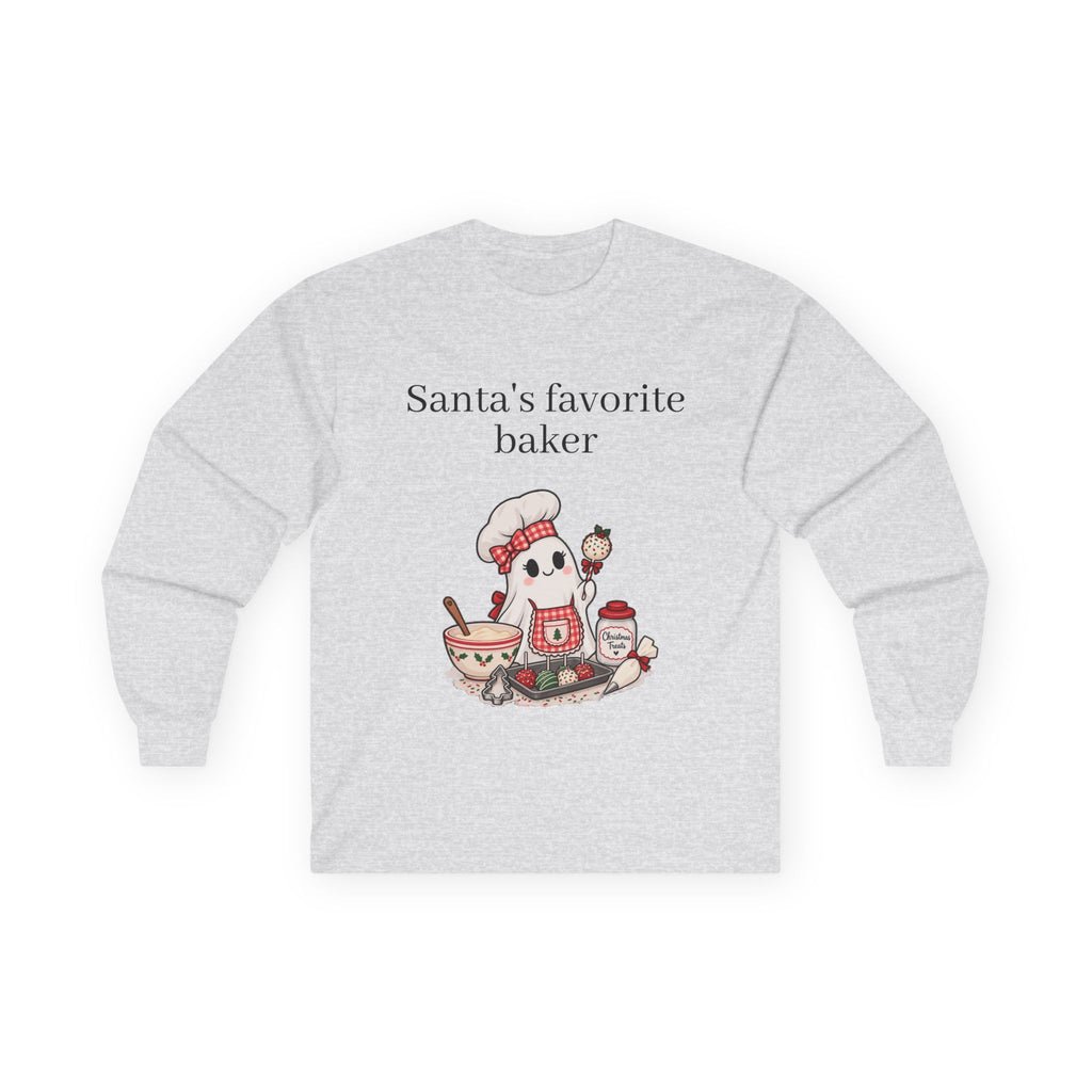 Santa's Favorite Baker Long Sleeve Tee