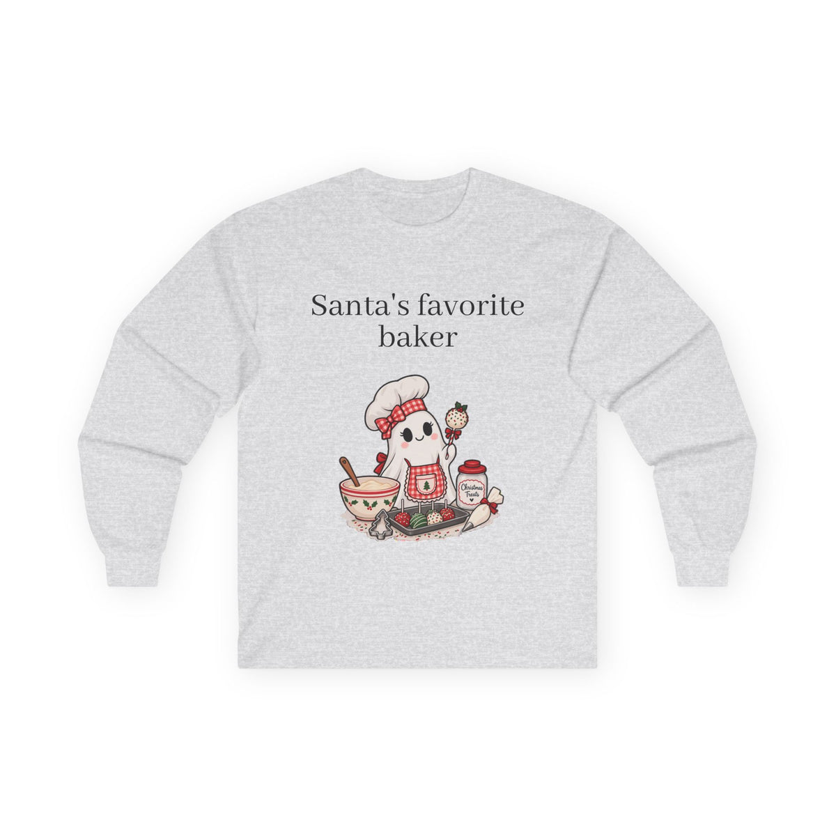 Santa's Favorite Baker Long Sleeve Tee