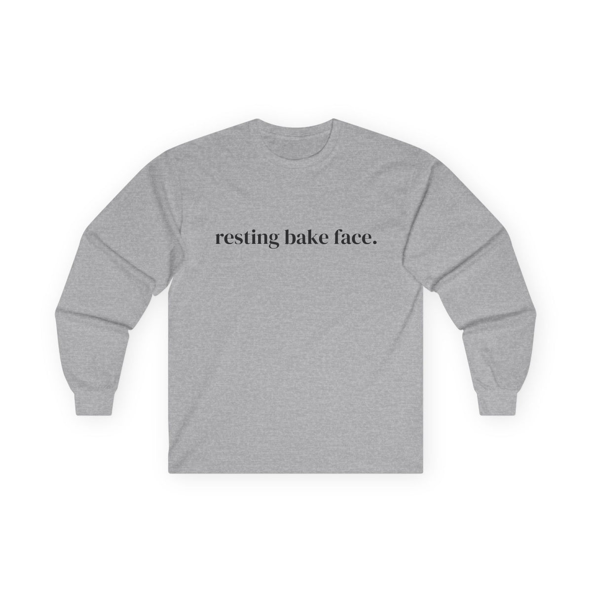 Resting Bake Face Long Sleeve Tee