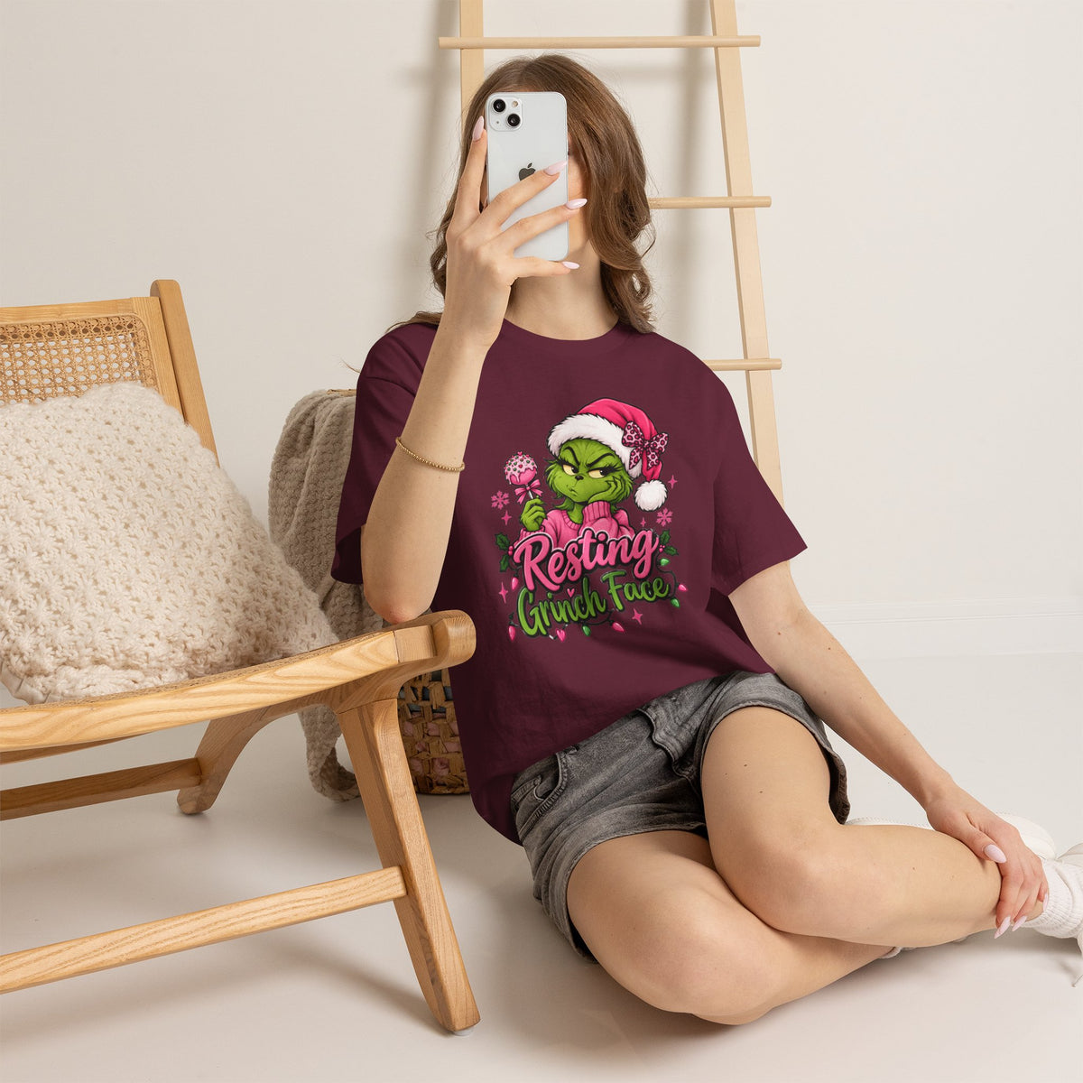 Resting Grinch Face Tee