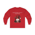good things come in small balls long sleeve tee