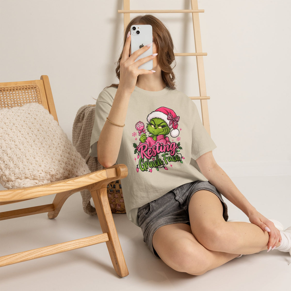 Resting Grinch Face Tee