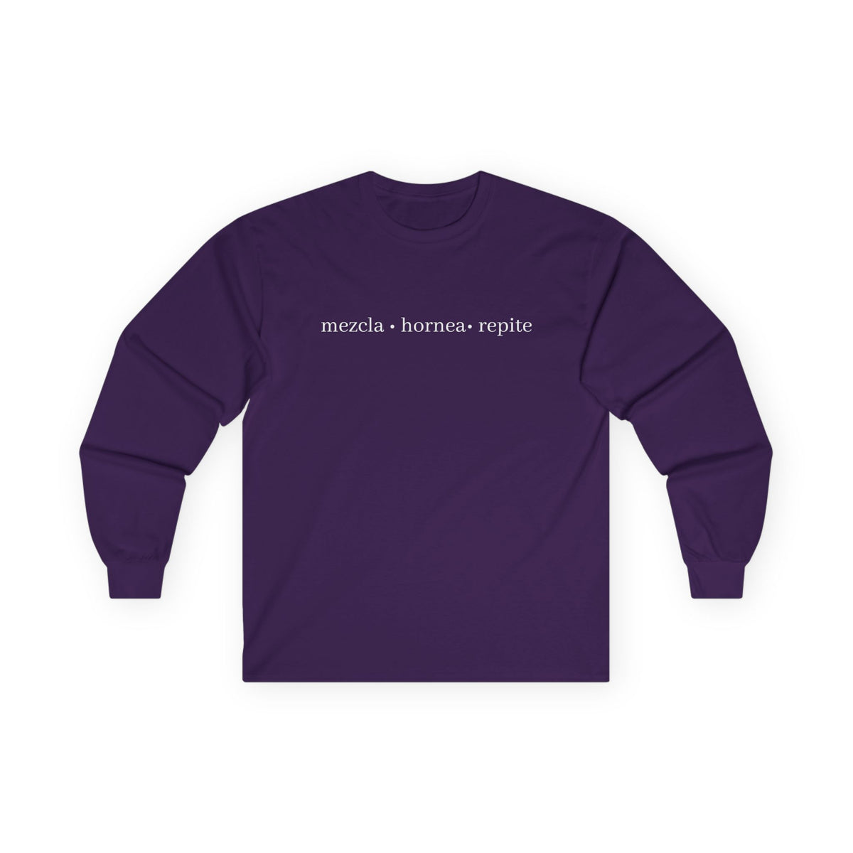 mezcla • hornea • repite long sleeve tee