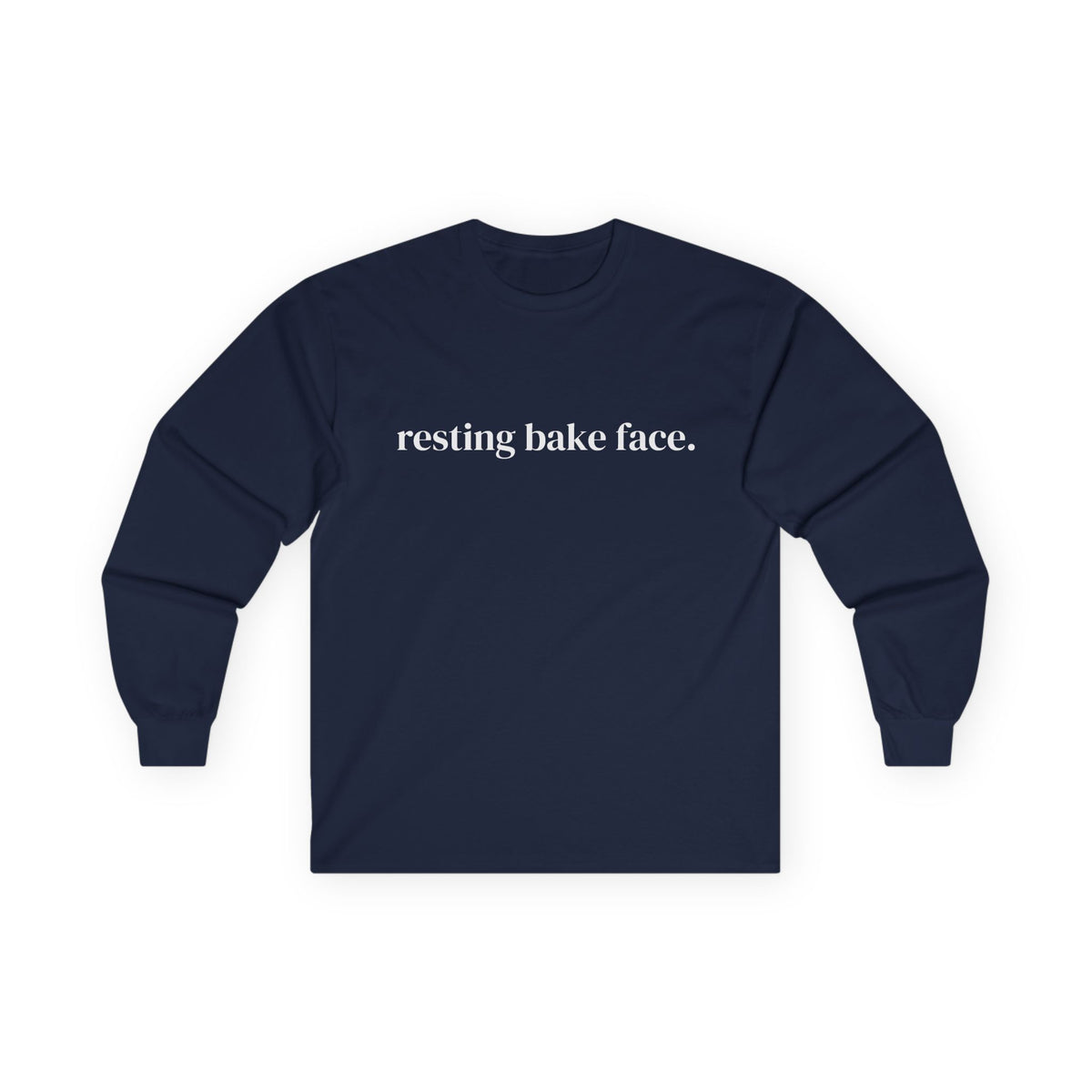 Resting Bake Face Long Sleeve Tee