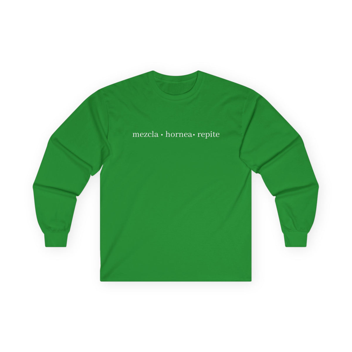 mezcla • hornea • repite long sleeve tee