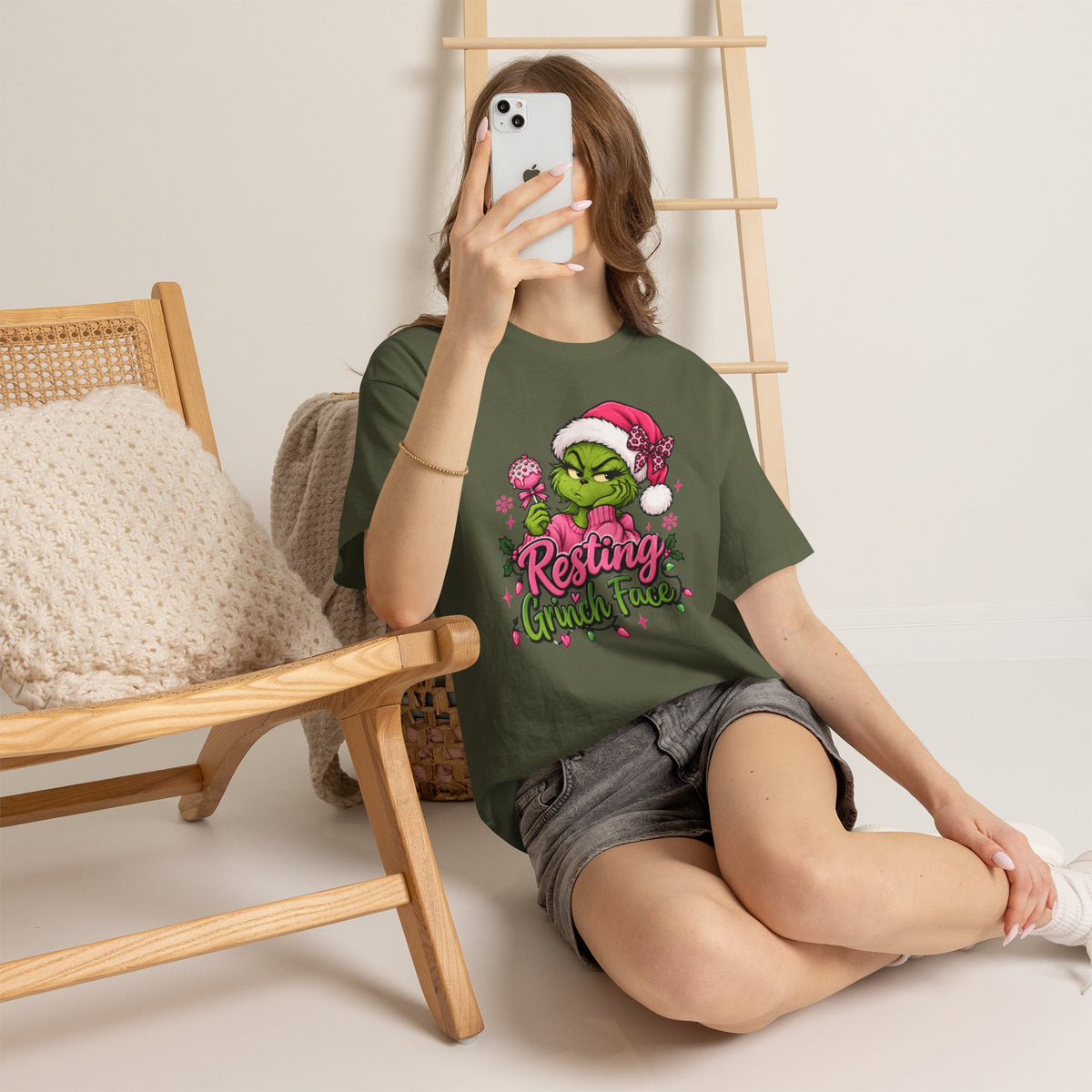 Resting Grinch Face Tee