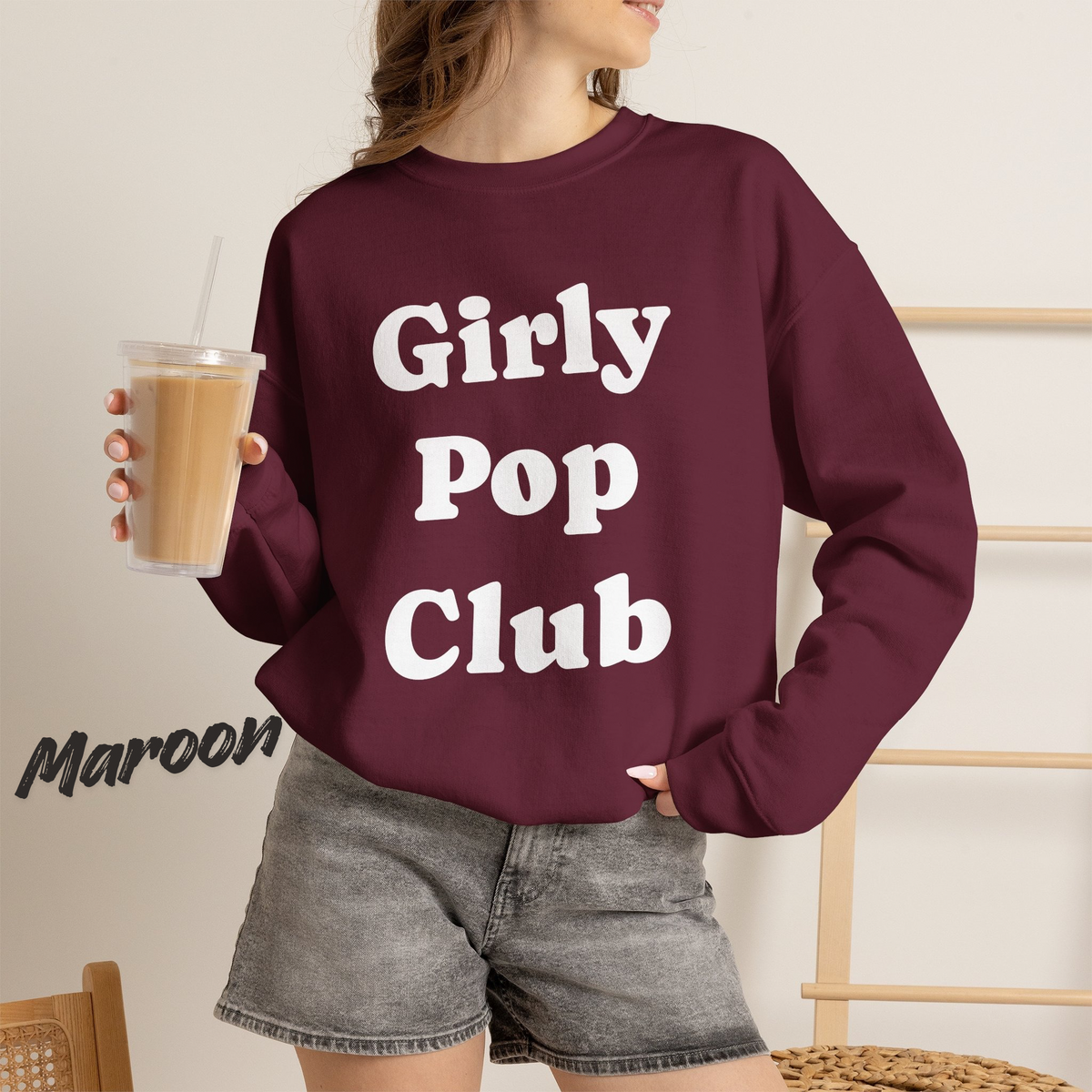 Girly Pop Club Crewneck