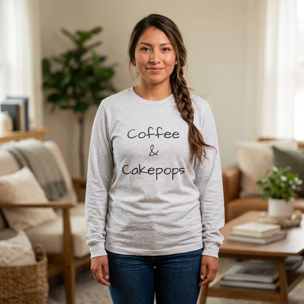 Coffee & Cakepops Long Sleeve Tee