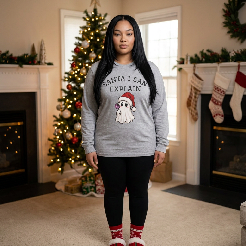 Santa I Can Explain Long Sleeve Tee