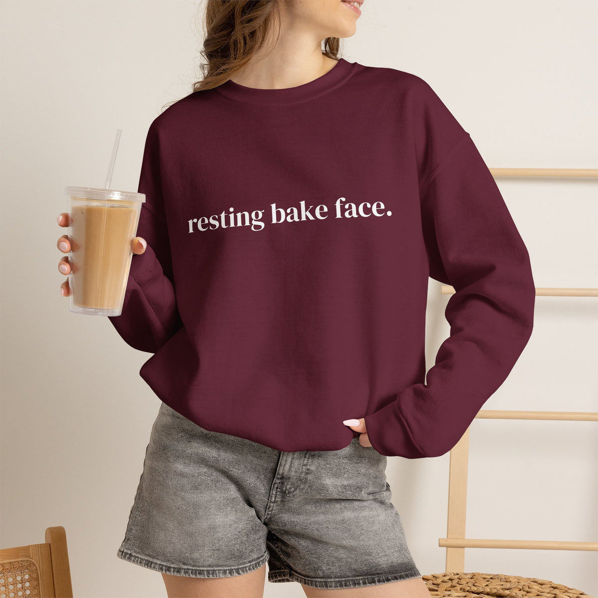 Resting Bake Face Crewneck