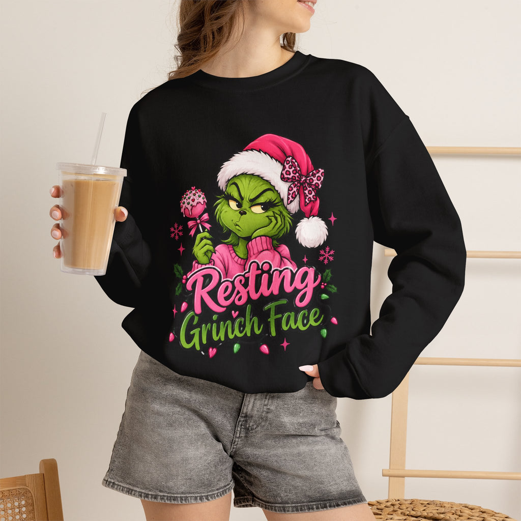 Resting Grinch Face Crewneck