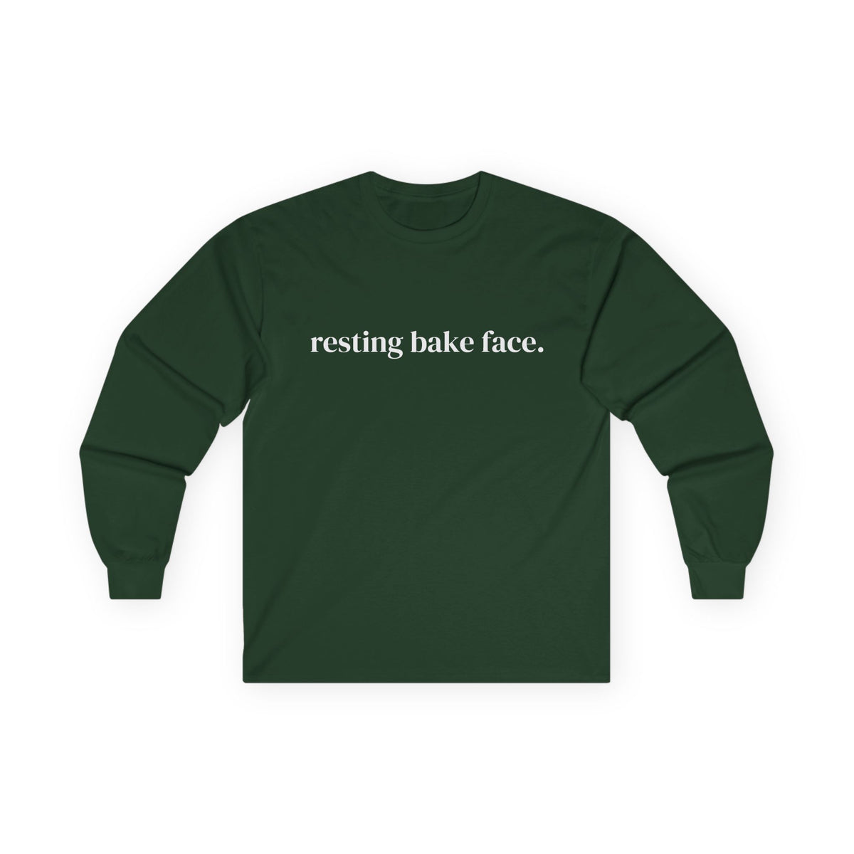 Resting Bake Face Long Sleeve Tee