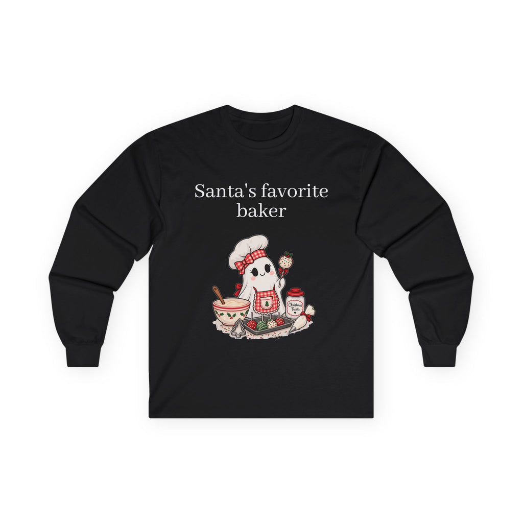 Santa's Favorite Baker Long Sleeve Tee