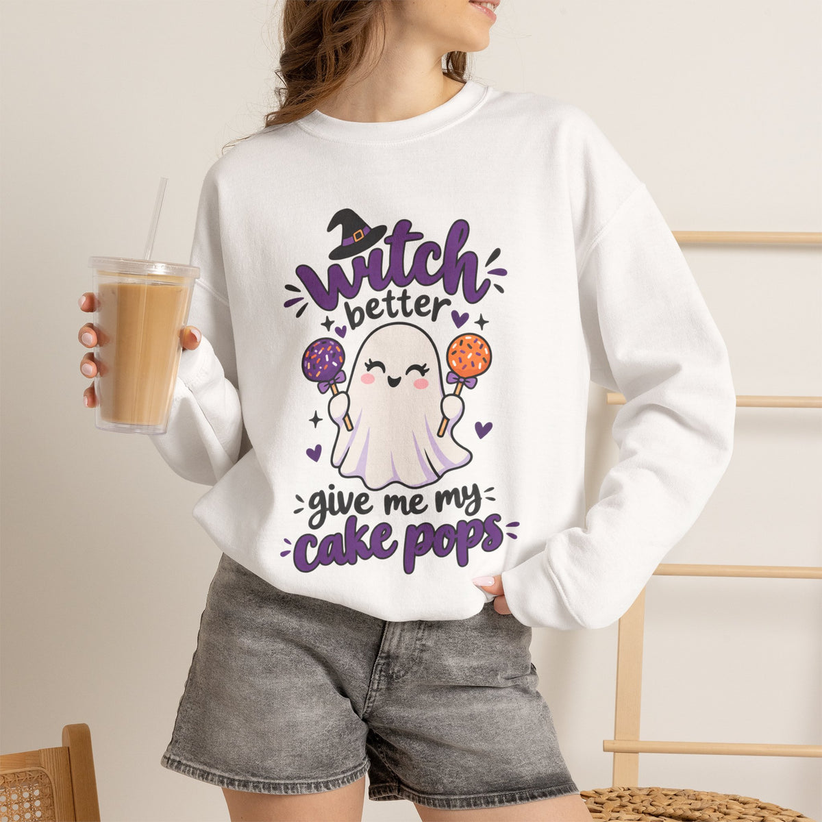 Witch Better Give Me My Cake Pops Crewneck