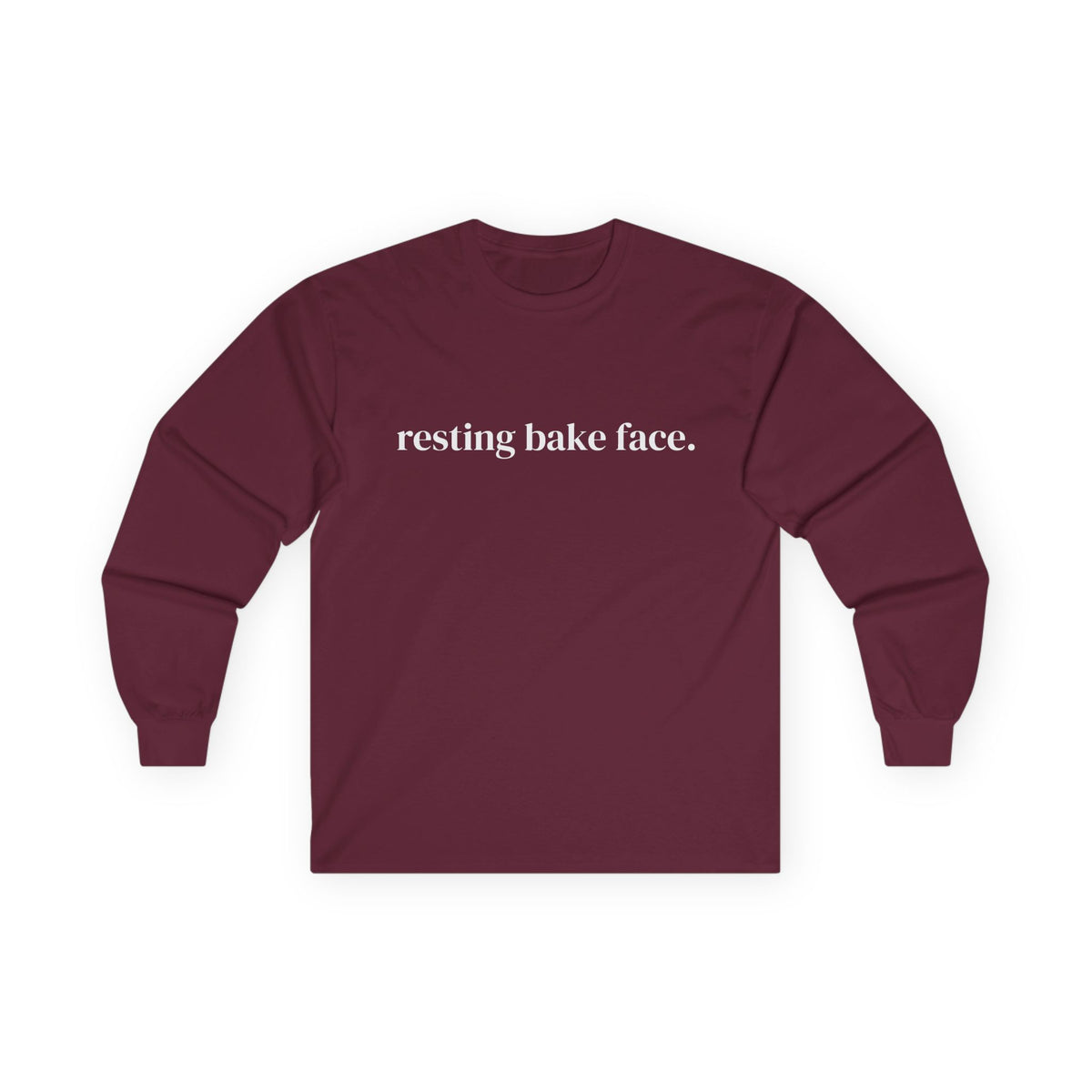 Resting Bake Face Long Sleeve Tee