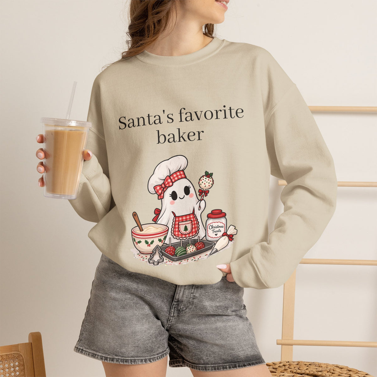 Santa's Favorite Baker Crewneck