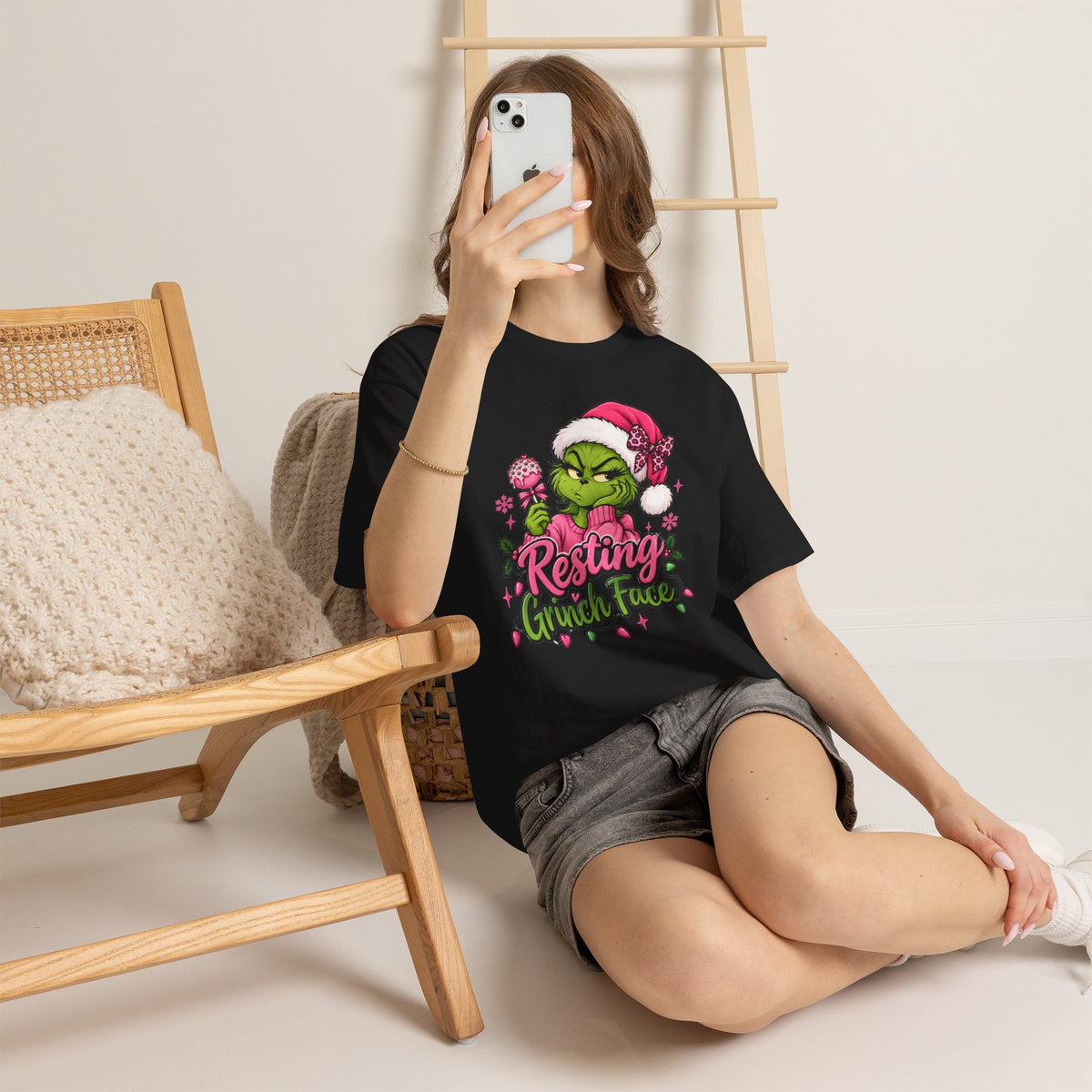Resting Grinch Face Tee