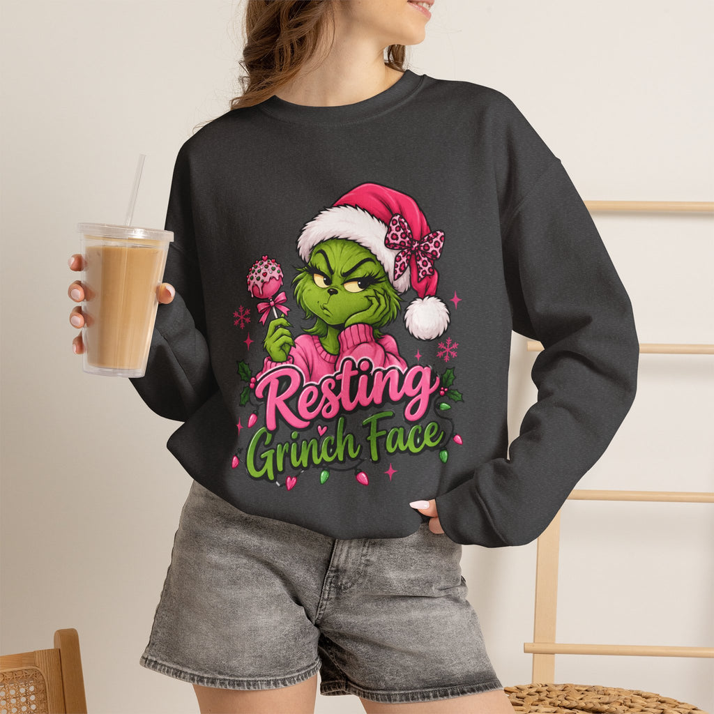 Resting Grinch Face Crewneck