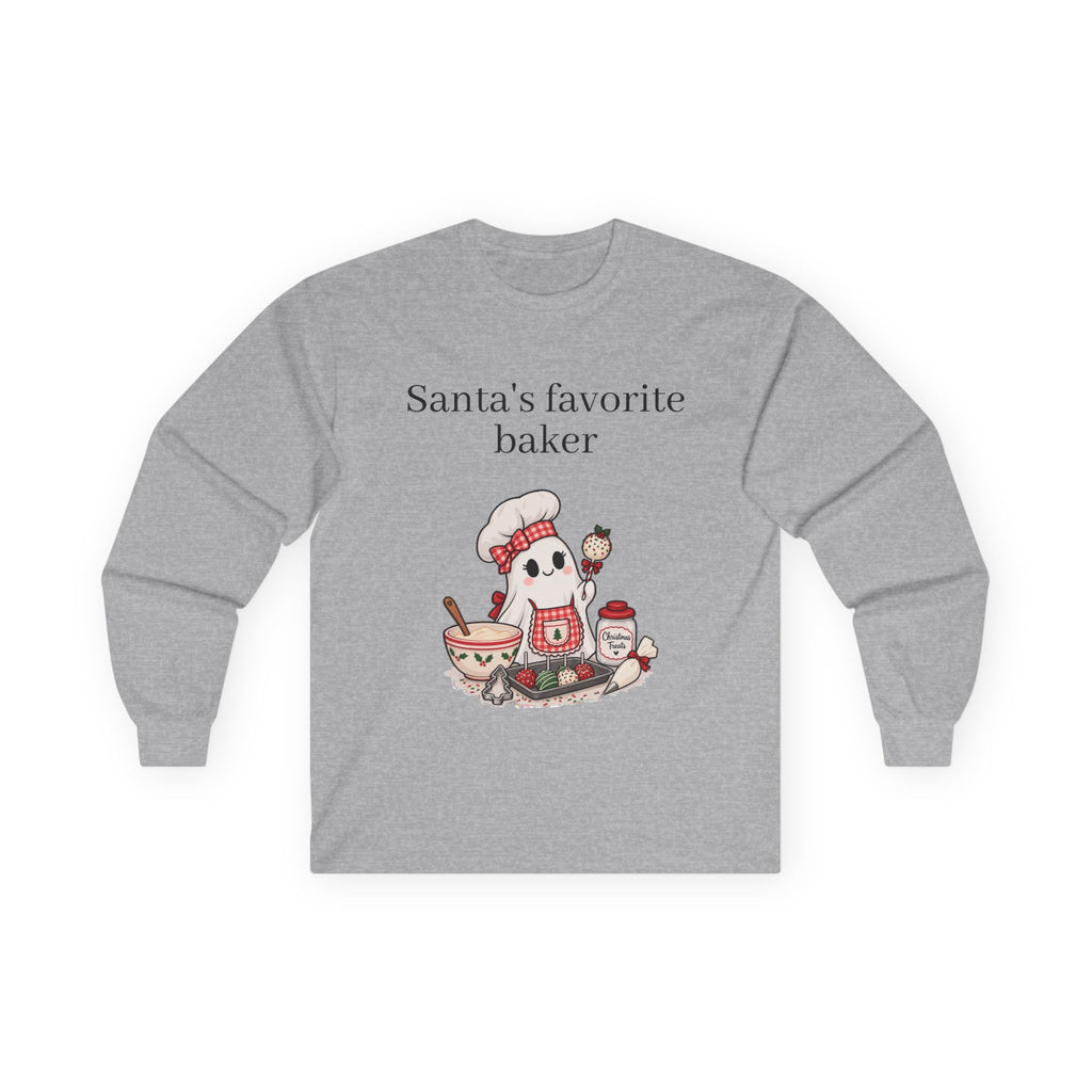 Santa's Favorite Baker Long Sleeve Tee