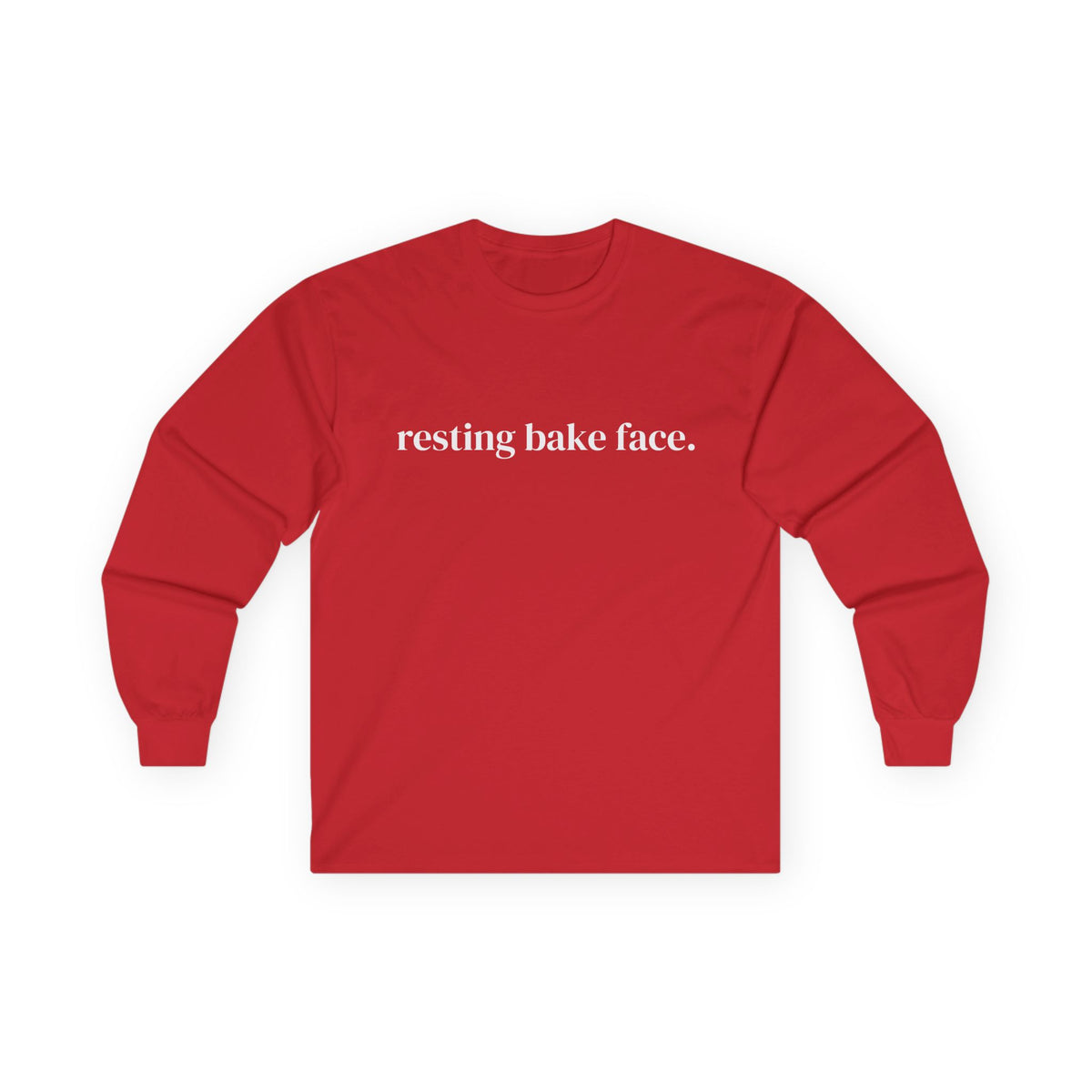 Resting Bake Face Long Sleeve Tee