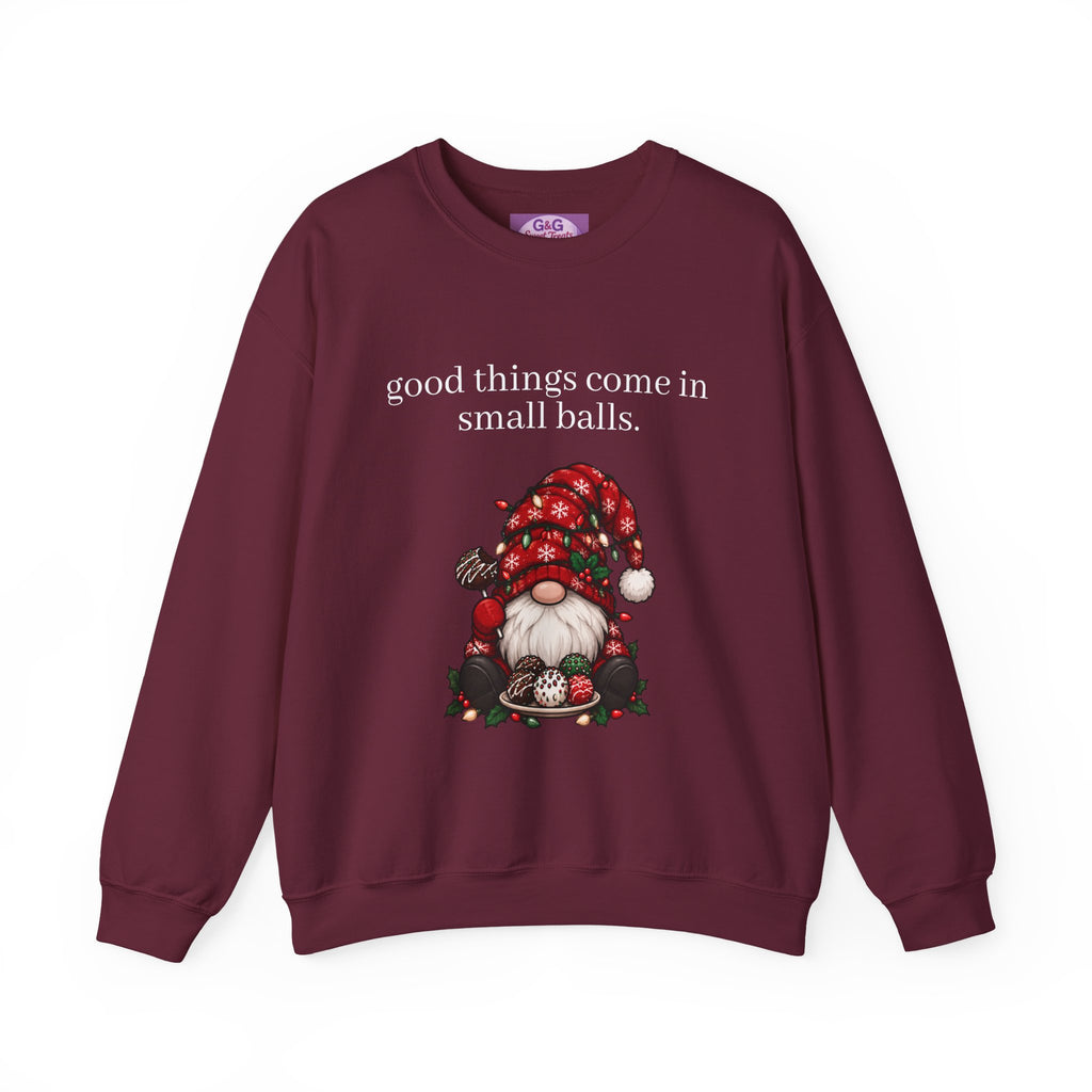 Good Things Come in Small Balls Crewneck