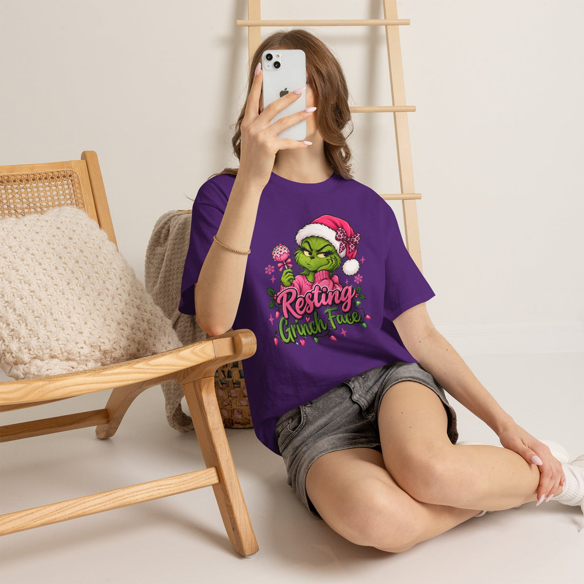 Resting Grinch Face Tee