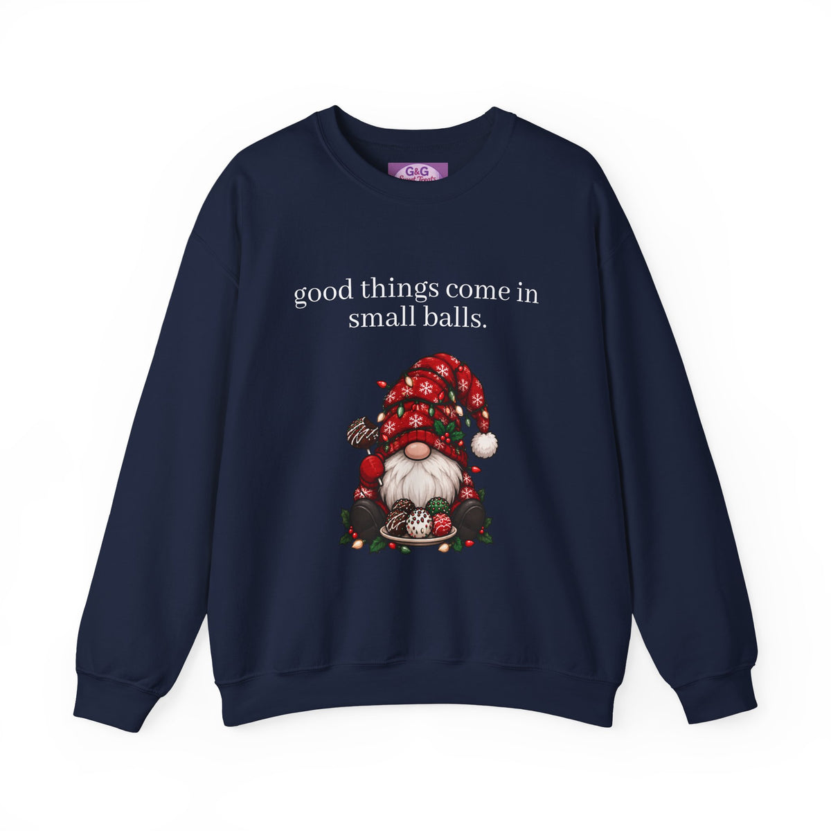 Good Things Come in Small Balls Crewneck
