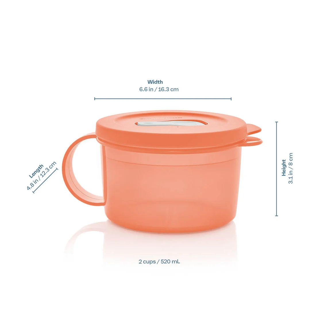 Tupperware CrystalWave Soup Mug